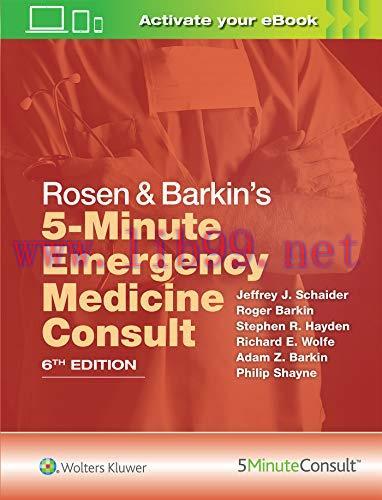 [AME]Rosen & Barkin's 5-Minute Emergency Medicine Consult, 6th Edition (EPUB)
