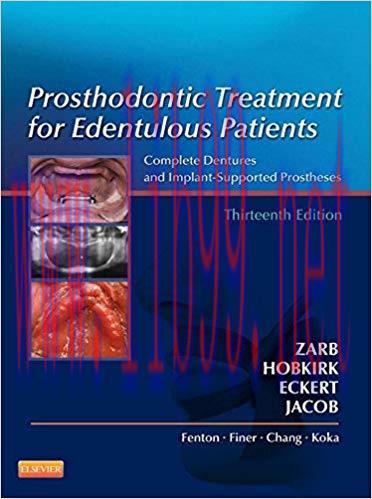 (PDF)Prosthodontic Treatment for Edentulous Patients – E-Book: Complete Dentures and Implant-Su...