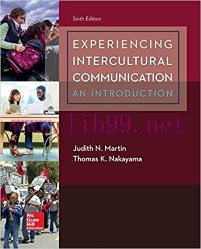 Experiencing Intercultural Communication: An Introduction 6th Edition,
