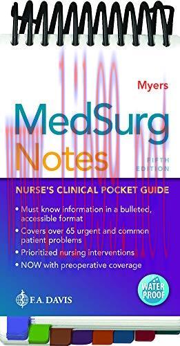 [AME]MedSurg Notes: Nurse's Clinical Pocket Guide, 5th Edition (Original PDF)