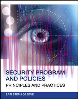 Security Program and Policies: Principles and Practices (Certification/Training) 2nd Edition,