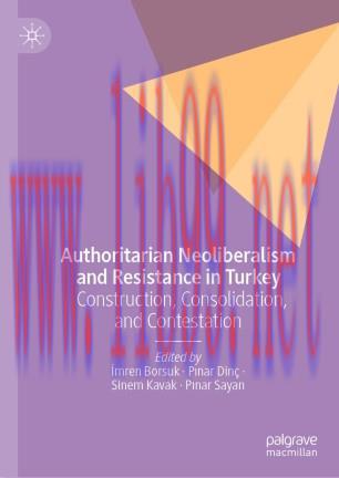 Authoritarian Neoliberalism and Resistance in Turkey