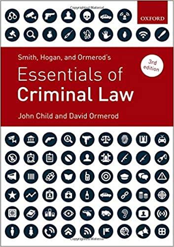 (PDF)Smith, Hogan, & Ormerod’s Essentials of Criminal Law 3rd Edition by John Child