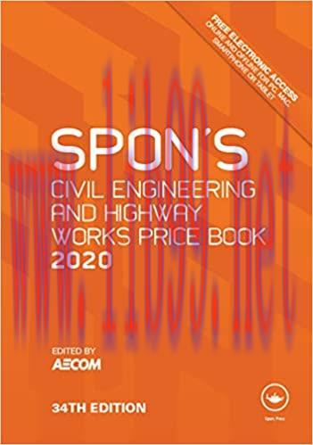 (PDF)Spon’s Civil Engineering and Highway Works Price Book 2020 (Spon’s Price Books)