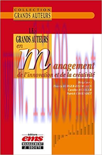 (PDF)Les grands auteurs en management de l’innovation et de la créativité (French Edition) 1st ...