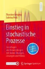 [PDF]Einstieg in stochastische Prozesse: Grundlagen und Anwendungen mit vielen Übungen, Lösunge...