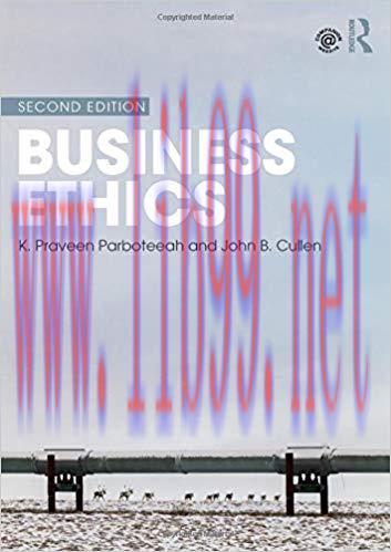 [PDF]Business Ethics 2nd Edition [K. Praveen Parboteeah]