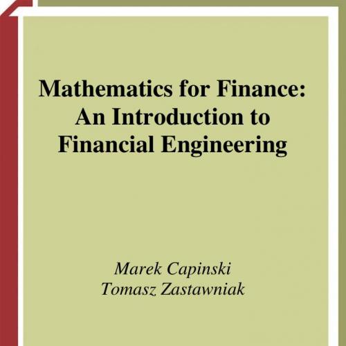 Mathematics for Finance_ An Introduction to Financial Engineering