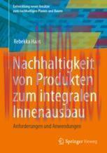 [PDF]Nachhaltigkeit von Produkten zum integralen Innenausbau: Anforderungen und Anwendungen