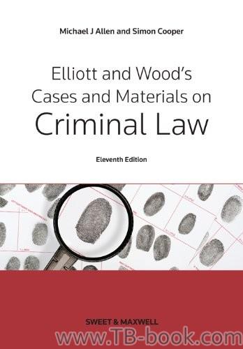 (PDF)Elliott and Wood’s Cases and Materials on Criminal Law by Michael J. Allen