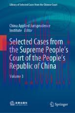 [PDF]Selected Cases from_ the Supreme People’s Court of the People’s Republic of China: Volume ...