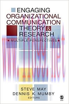 (PDF)Engaging Organizational Communication Theory and Research: Multiple Perspectives