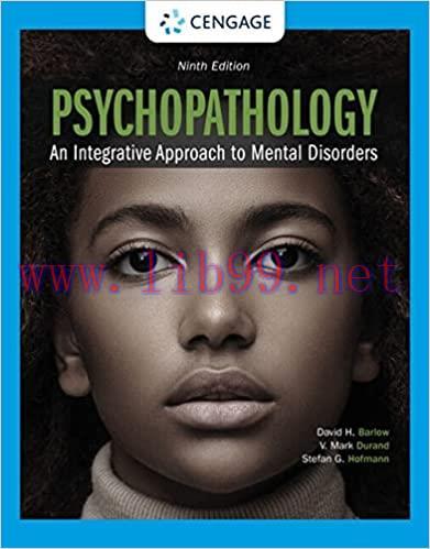[PDF]Psychopathology An Integrative Approach to Mental Disorders 9th Edition
