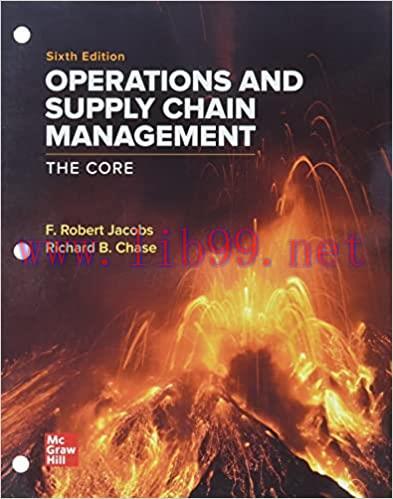 [PDF]ISE EBook Operations and Supply Chain Management the Core Edition [F. ROBERT JACOBS]