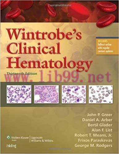 [PDF]Wintrobe’s Clinical Hematology Thirteenth Edition