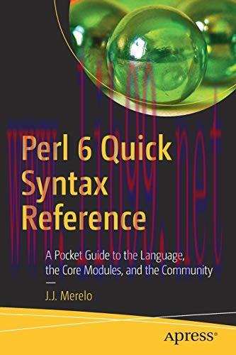 [FOX-Ebook]Perl 6 Quick Syntax Reference