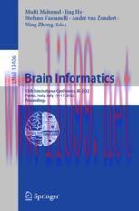 [PDF]Brain Informatics: 15th International Conference, BI 2022, Padua, Italy, July 15–17, 2022,...