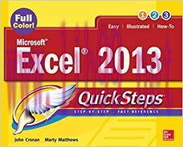(PDF)Microsoft® Excel® 2013 QuickSteps 3rd Edition