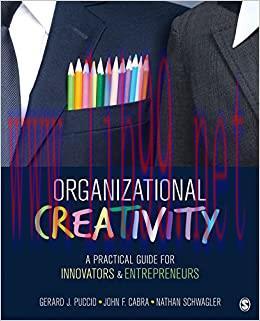 (PDF)Organizational Creativity: A Practical Guide for Innovators & Entrepreneurs