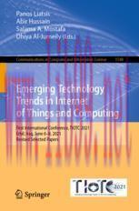 [PDF]Emerging Technology Trends in Internet of Things and Computing: First International Confer...