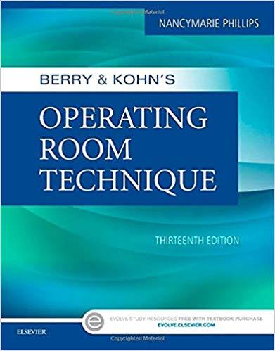 Berry and Kohn’s Operating Room Technique, 13th Edition +12e