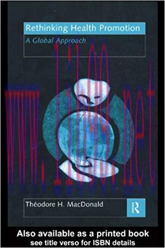(PDF)Rethinking Health Promotion: A Global Approach 1st Edition