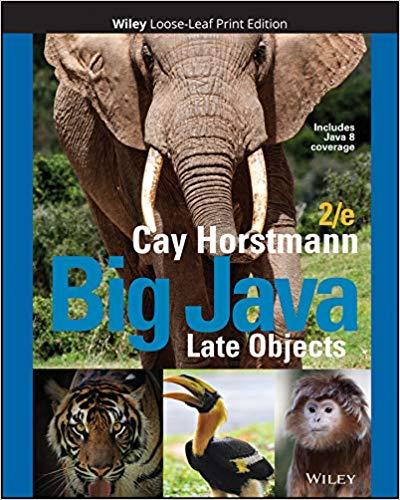 Big Java Late Objects, 2nd Edition [Cay S. Horstmann]