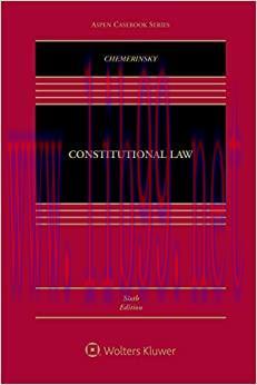 (PDF)Constitutional Law (Aspen Casebook Series) 6th Edition