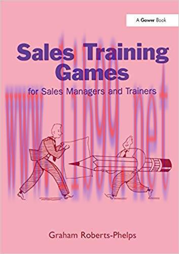 (PDF)Sales Training Games: For Sales Managers and Trainers 1st Edition