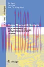 [PDF]Myopic Maculopathy Analysis: MICCAI Challenge MMAC 2023, Held in Conjunction with MICCAI 2...
