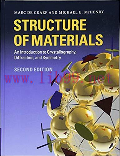[PDF]Structure of Materials: An Introduction to Crystallography, Diffraction and Symmetry, 2nd ...
