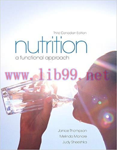 [PDF]Nutrition: A Functional Approach,3rd Third Canadian Edition