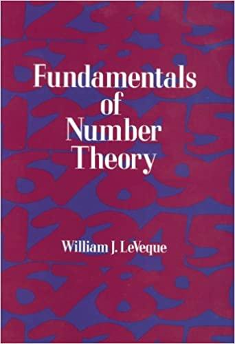 (PDF)Fundamentals of Number Theory (Dover Books on Mathematics)