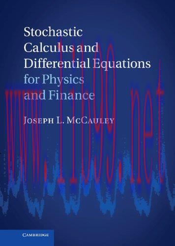 [FOX-Ebook]Stochastic Calculus and Differential Equations for Physics and Finance