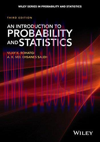 [FOX-Ebook]An Introduction to Probability and Statistics, 3rd Edition