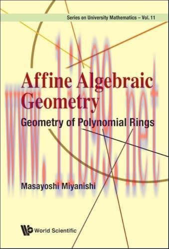 [FOX-Ebook]Affine Algebraic Geometry: Geometry Of Polynomial Rings