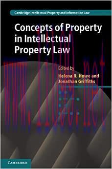(PDF)Concepts of Property in Intellectual Property Law (Cambridge Intellectual Property and Inf...