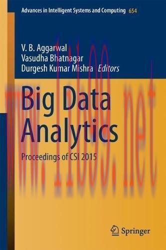 [FOX-Ebook]Big Data Analytics: Proceedings of CSI 2015