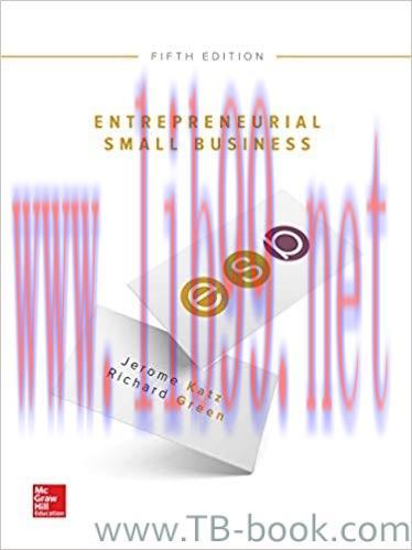 Entrepreneurial Small Business 5th Edition by Jerome Katz 课本