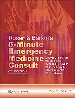 (PDF)Rosen & Barkin’s 5-Minute Emergency Medicine Consult 6th Edition