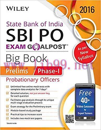 (PDF)Wiley’s State Bank of India Probationary Officer (SBI PO) Exam Goalpost Big Book: Prelims,...