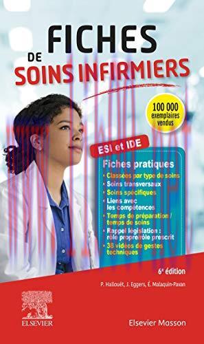 [AME]Elsevier Masson Fiches De Soins Infirmiers: Avec 38 Séquences Filmées Ou Animées Gestes Te...