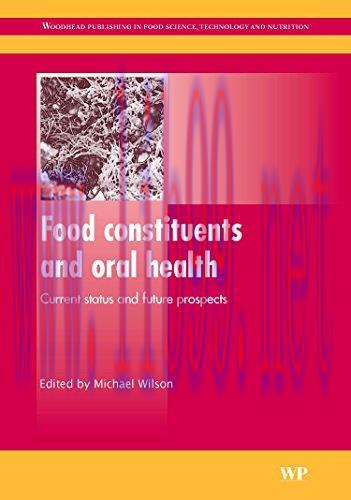 [AME]Food Constituents and Oral Health: Current Status and Future Prospects (Woodhead Publishin...