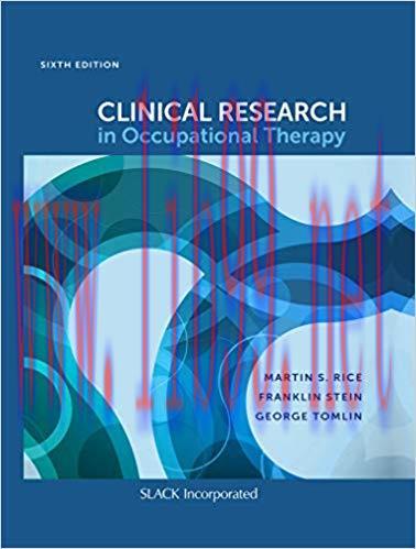 [PDF]Clinical Research in Occupational Therapy, Sixth Edition