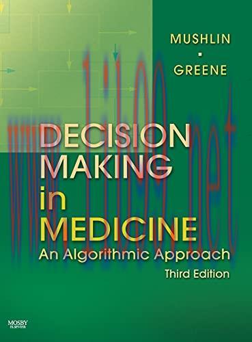 [AME]Decision Making in Medicine: An Algorithmic Approach, 3rd edition (Original PDF)