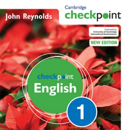 Cambridge Checkpoint English Student's Book 1 - Reynolds, John