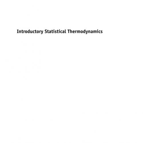 Introductory Statistical Thermodynamics