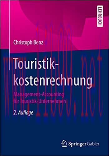 (PDF)Touristikkostenrechnung: Management-Accounting für Touristik-Unternehmen (German Edition) ...