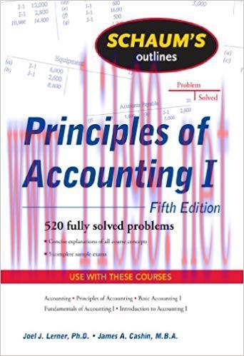 Schaum’s Outline of Principles of Accounting I 5th Edition