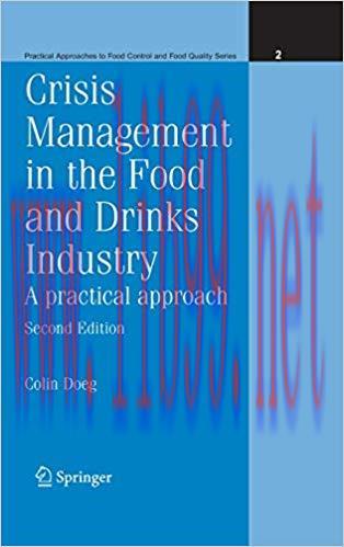 (PDF)Crisis Management in the Food and Drinks Industry: A Practical Approach (Practical Approac...